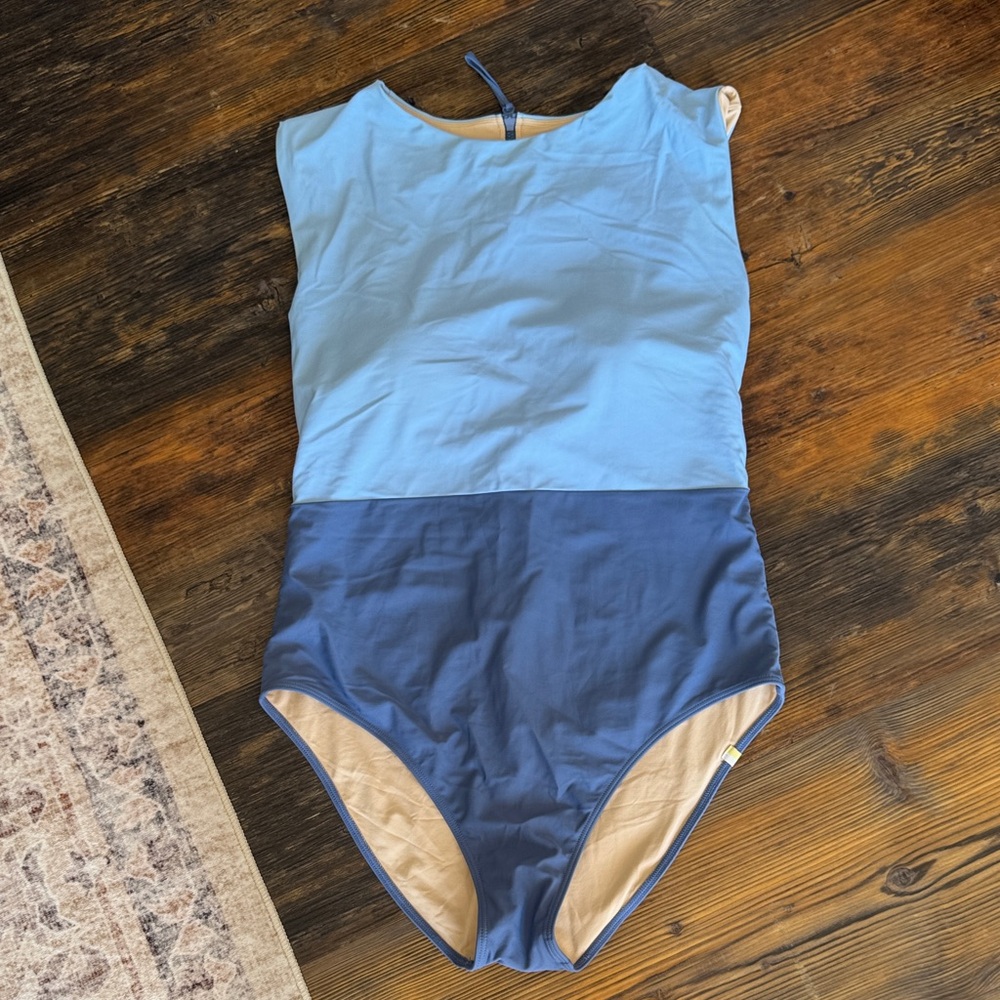 SUMMERSALT- two-Tone Blue One Piece Swimsuit